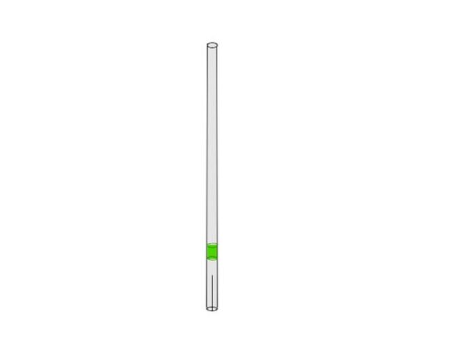 Goat Sheath, SLIT w/GREEN INSERT
